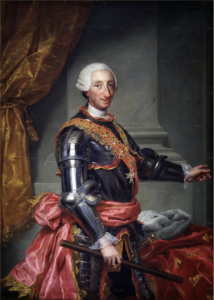 Picture Of Charles 3 Of Spain In A Suit Of Armor